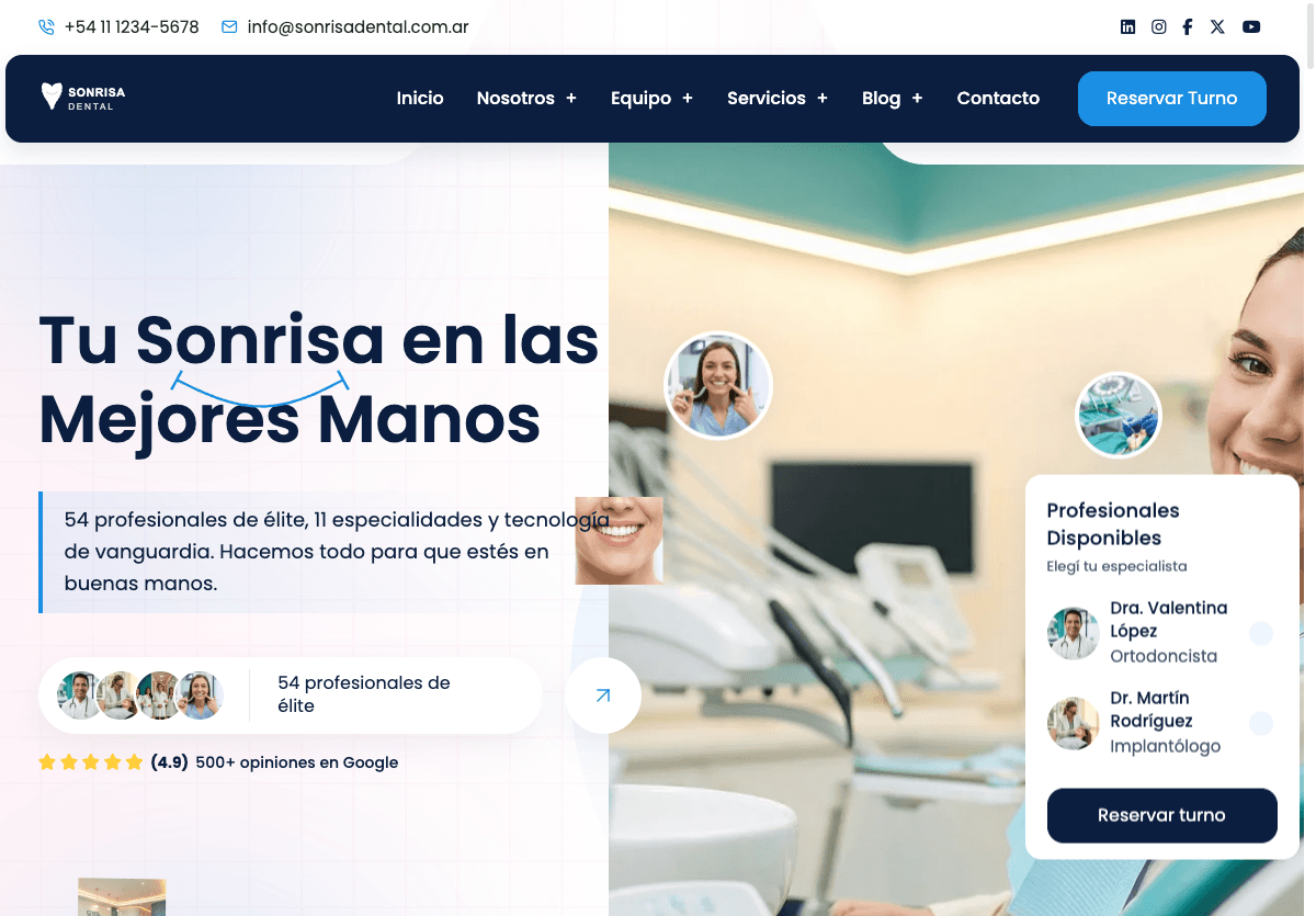 Sonrisa Dental Blue